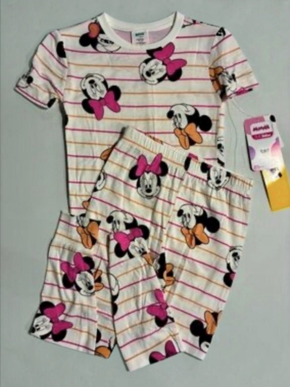 Disney Minnie Mouse Short Sleeve Pajama Sleepwear Set - Size 3T NWT